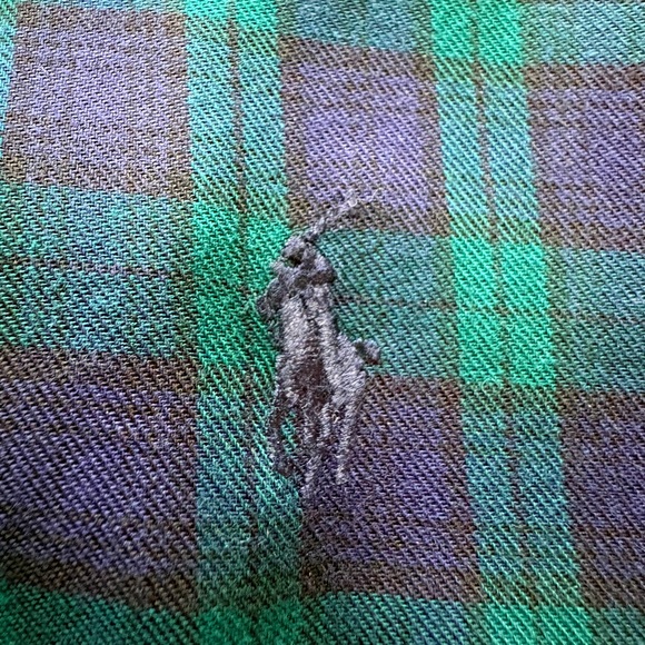 Vintage Polo by Ralph Lauren Plaid Button-Down Shirt - Picture 7 of 11